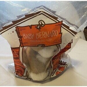 Vintage Avon 1990 Baby Bernard Personalized Plush New In Sealed Package